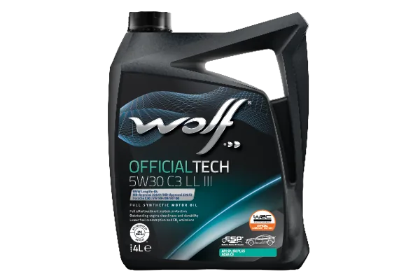 Ulei motor 5w30 Wolf OfficialTech C3 LL III 4L, imagine produs