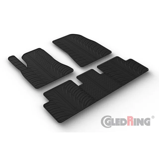 Covorase auto dedicate din cauciuc Gledring GL0644 compatibil cu Tesla Model 3, imagine produs