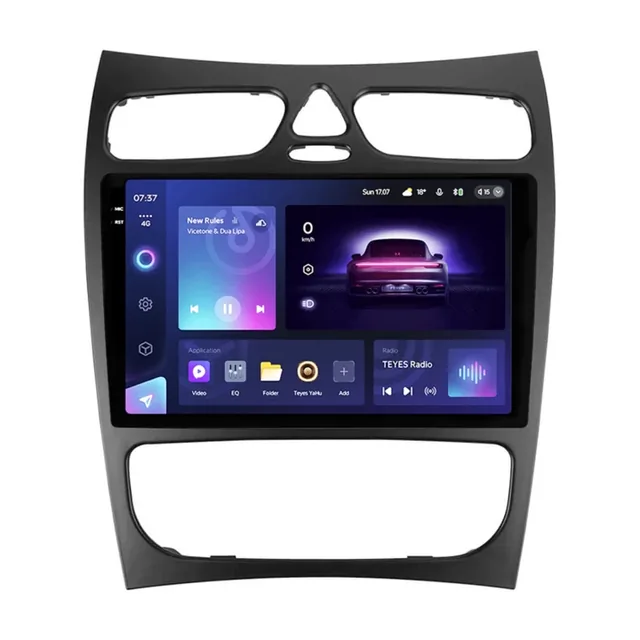 Navigatie auto android Teyes CC3 2K pentru Mercedes-Benz CLK C209 (2003-2010) - 4GB RAM 9.5 inch, imagine produs