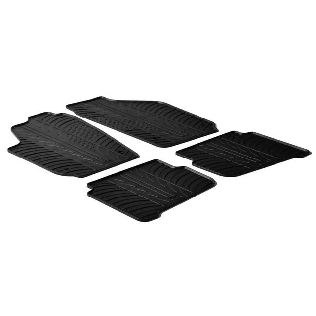 Covorase auto dedicate cauciuc Gledring GL0061 compatibil cu Volkswagen Polo IV 2003-2008 SEAT Ibiza III 2002-2009, imagine produs