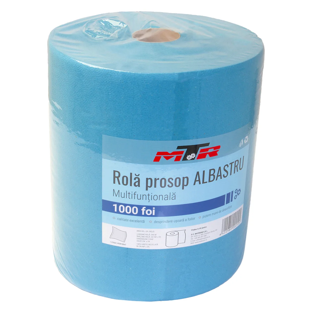 Prosop uscare auto 1000 foi albastru MTR SP68, imagine produs