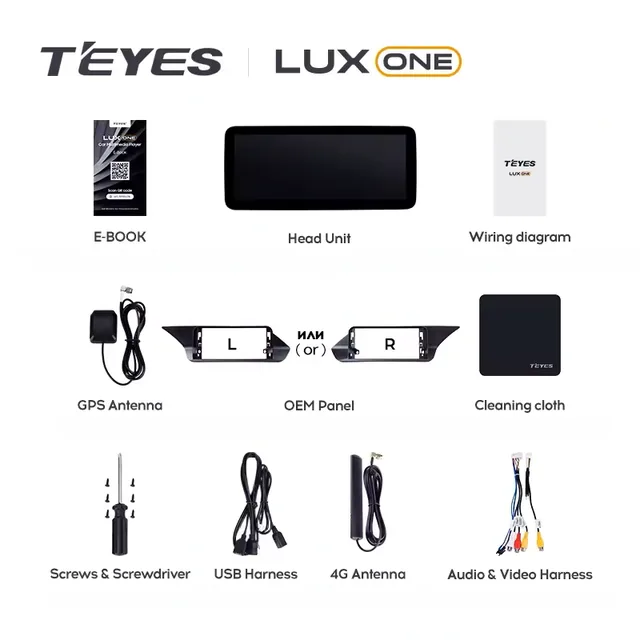 Navigatie auto android Teyes Lux One Mercedes-Benz Clasa E W212 2010-2016 6+128GB 12.3 Inch, imagine produs