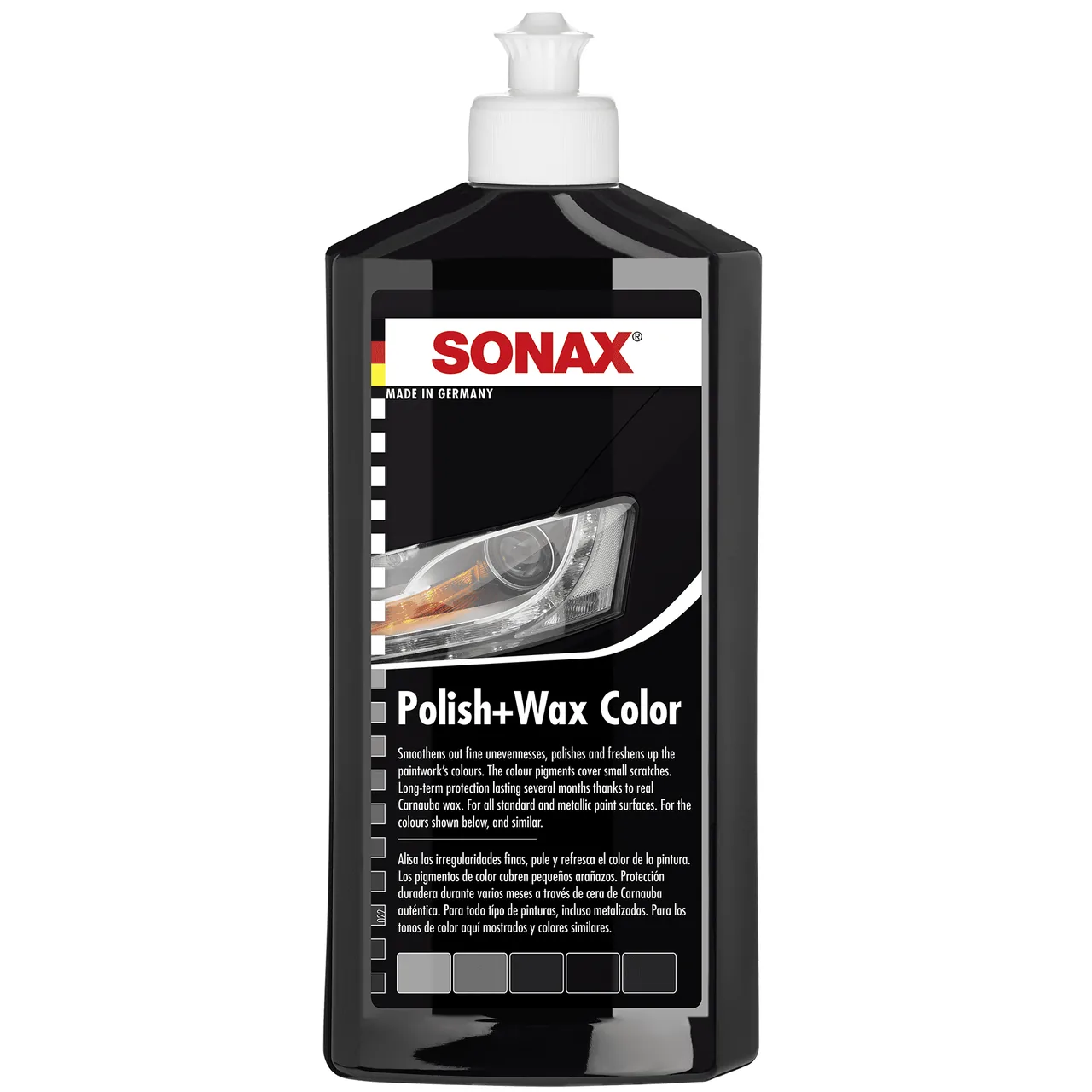 Polish Sonax Polish&Wax NanoPro vopsea neagra 296100, imagine produs