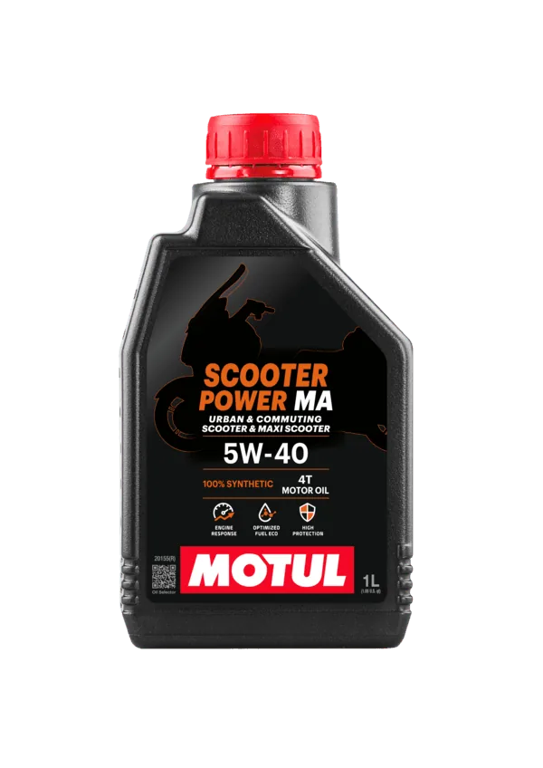 Ulei moto 4T Motul Scooter Power 5W40 MA 1L, imagine produs