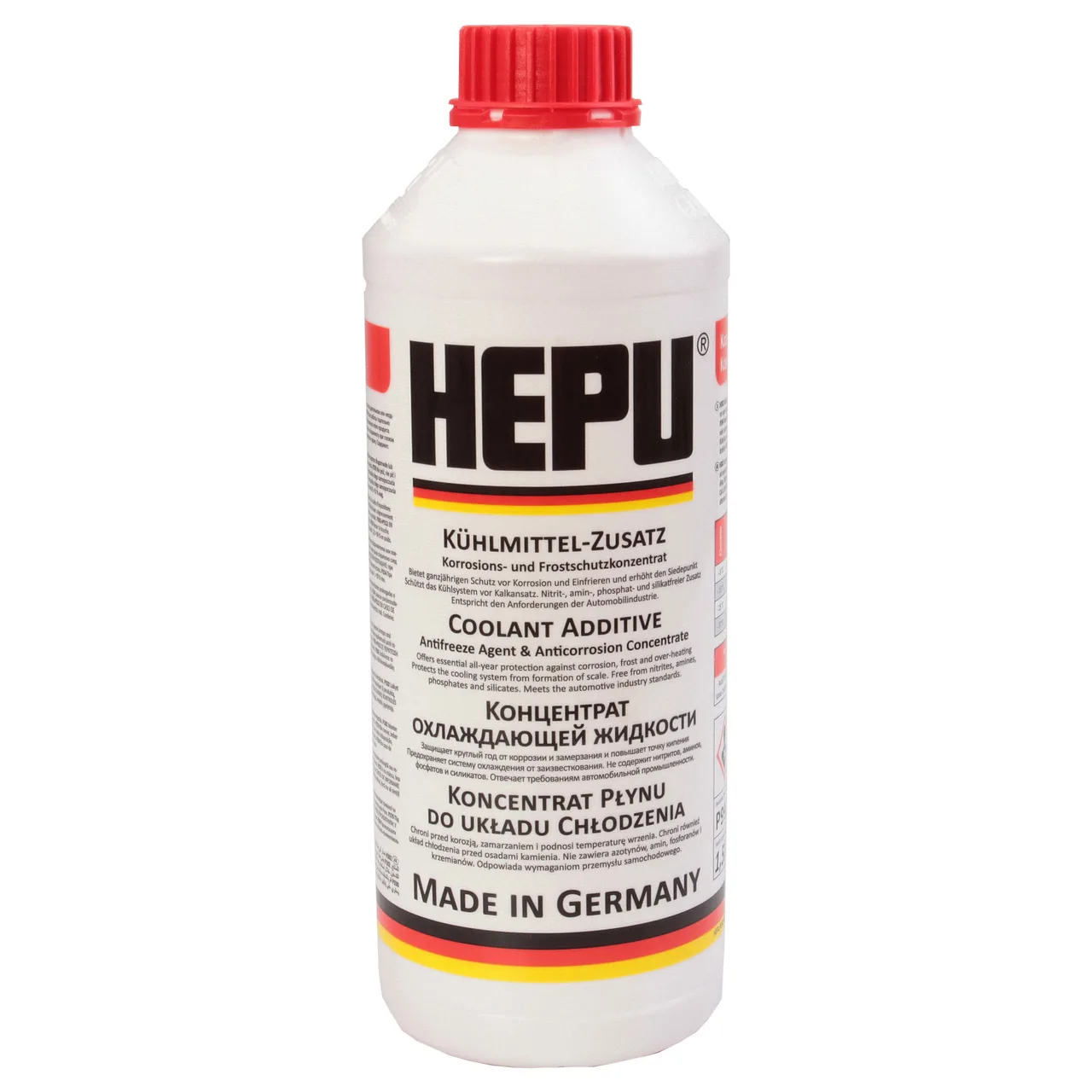 Antigel g12 rosu concentrat Hepu 1.5 L VW G 012 A8D A1, imagine produs