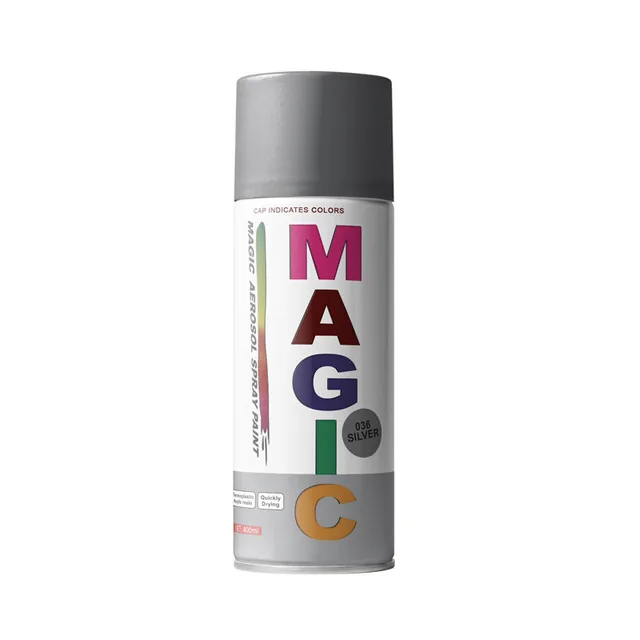 Vopsea spray Argintiu 036 Magic 450 ml, imagine produs