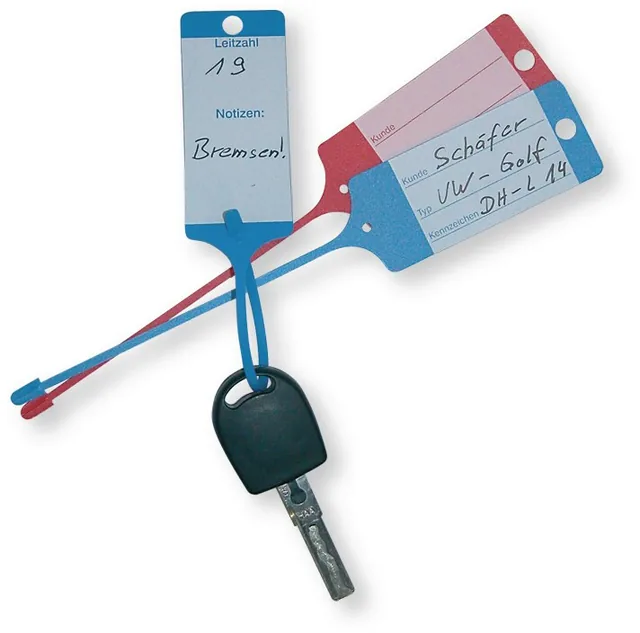 Brelocuri eticheta chei Berner 213202 100 buc, imagine produs