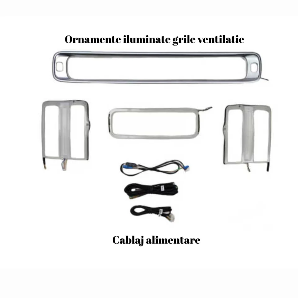 Lumini ambientale auto HMYC 4 in 1 pentru Mercedes S Class W223, imagine produs