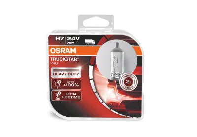 Bec H7 halogen Osram Truckstar Pro 24V 70W 80270, imagine produs