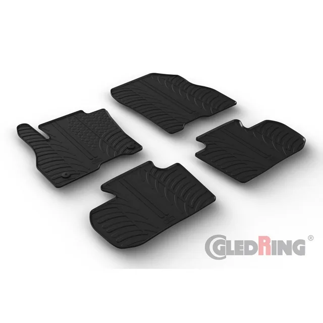Covorase auto dedicate cauciuc Gledring GL0803 compatibil cu Nissan Leaf, imagine produs
