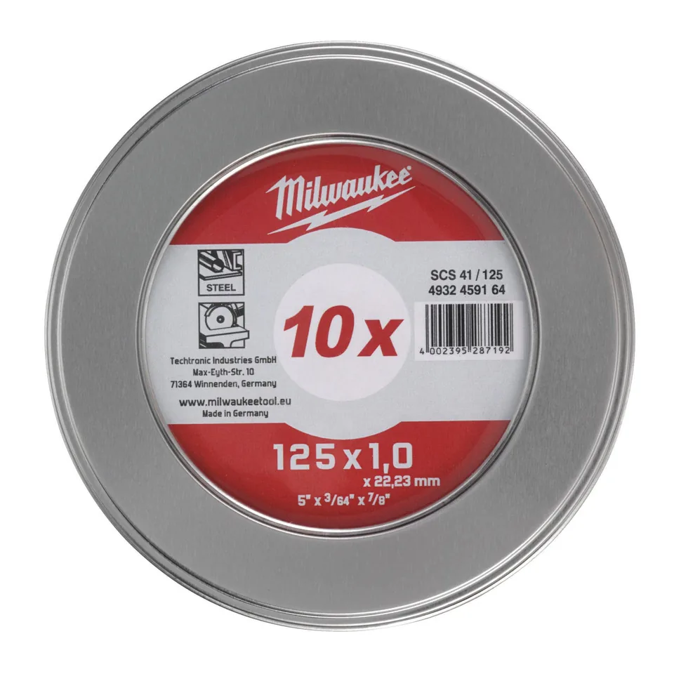 Discuri debitare metal subtiri PRO+ 10 buc Milwaukee 4932478998, imagine produs