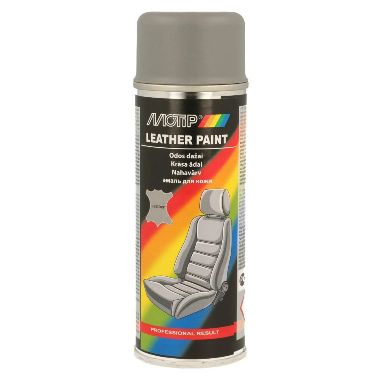 Vopsea piele auto gri Motip 382431 200 ml, imagine produs