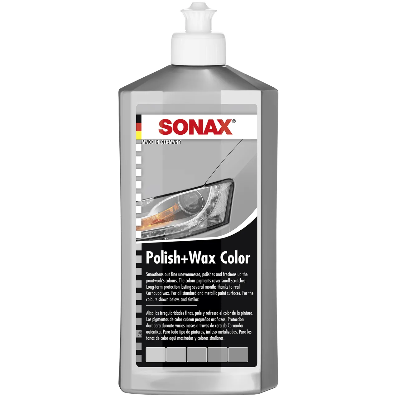 Polish Sonax Polish&Wax NanoPro vopsea gri argintie 296300, imagine produs