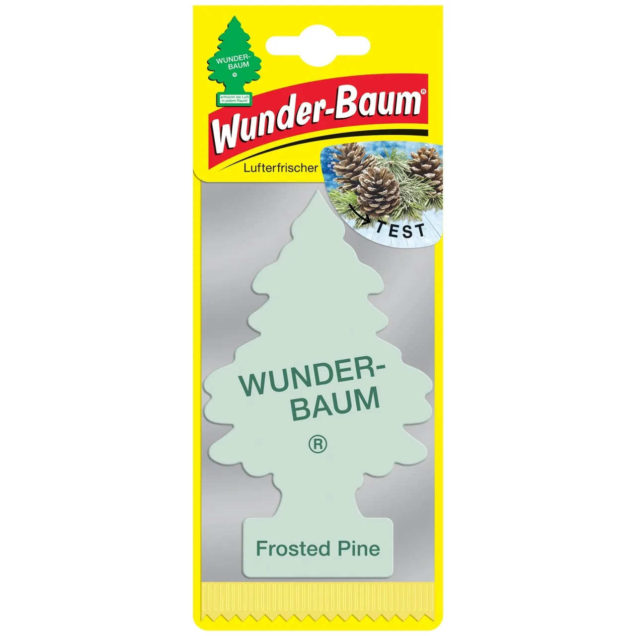 Bradut auto Wunderbaum Frosted Pine 70080, imagine produs