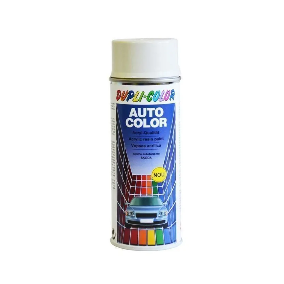 Vopsea spray auto Skoda alb candy 1026 DUPLI-COLOR, imagine produs