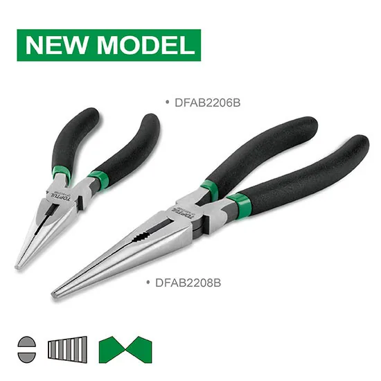 Cleste cu varf lung 8 inch Toptul DFAB2208B, imagine produs