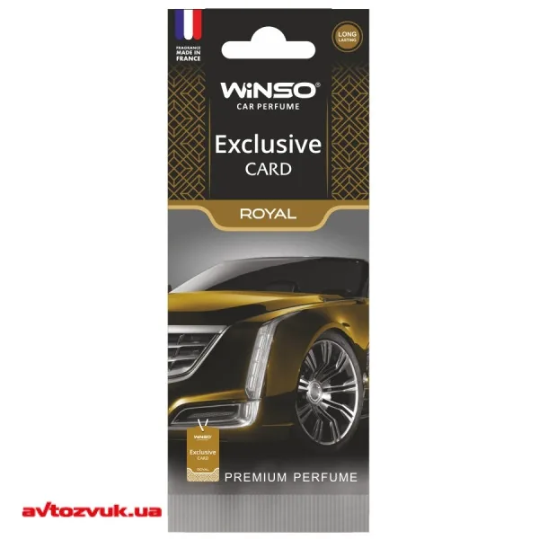 Odorizant auto card Winso Exclusive Card Royal 533160, imagine produs