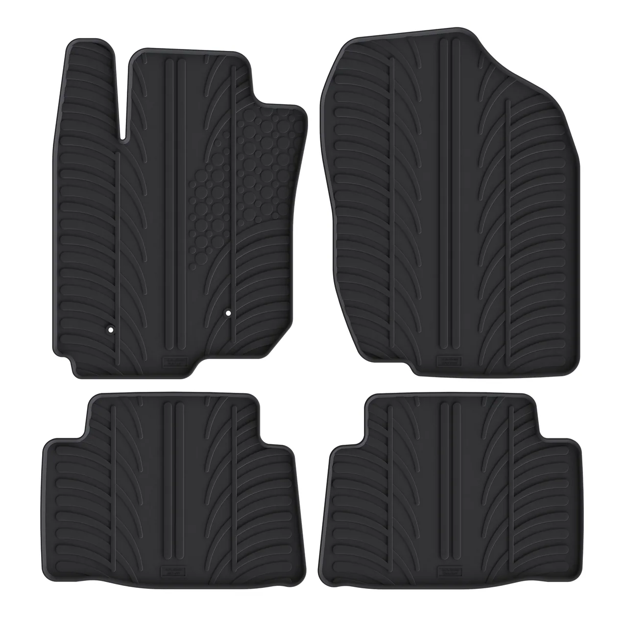 Covorase auto dedicate cauciuc Gledring GL0032 compatibil cu Renault Fluence 2009-2010, imagine produs