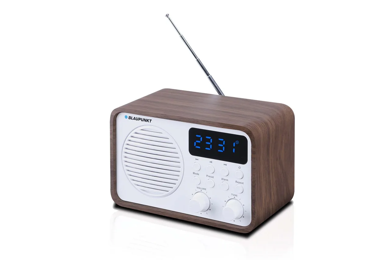 Casti bluetooth Blaupunkt PP7BT radio portabil FM PLL SD USB AUX ceas alarma, imagine produs