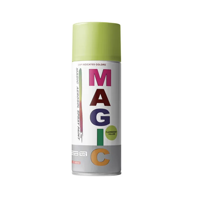 Vopsea spray Galben Fluorescent 1005 Magic 450 ml, imagine produs