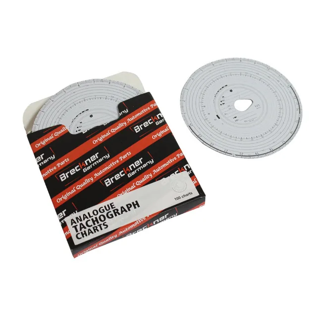 Diagrame tahograf analogic 125 km set 100 buc Breckner Germany 12135534, imagine produs