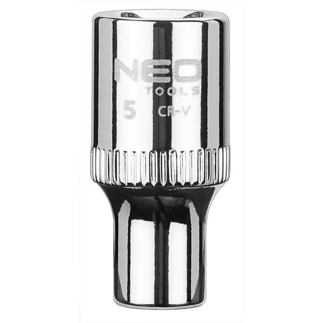Cheie tubulara hexagonala scurta 1/4 5mm Neo Tools 08222, imagine produs
