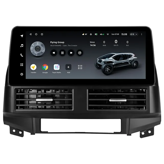 Navigatie auto android Teyes Lux One pentru Hyundai Santa Fe 2 (2007-2012) - Android, 6+128GB, Bluetooth 5.1, DSP, imagine produs