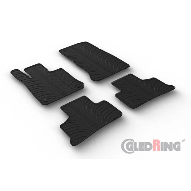 Covorase auto dedicate din cauciuc Gledring GL0517 compatibil cu Mercedes-Benz GLC X254, imagine produs