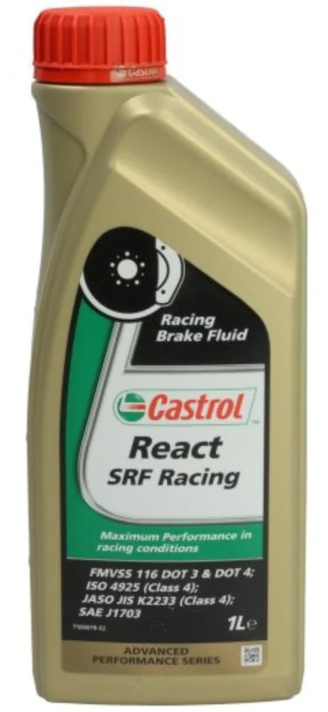 Lichid de frana dot 4 Castrol React SRF Racing 1L, imagine produs