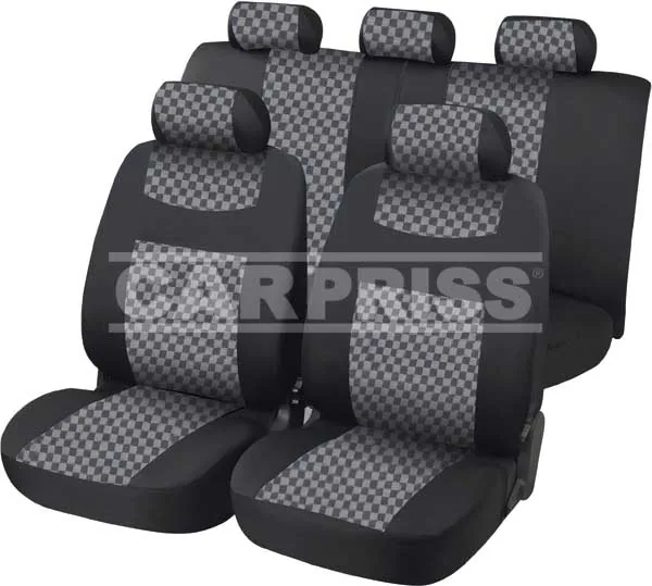 Huse scaune auto Carpriss Avignon 79323414 negru gri set, imagine produs