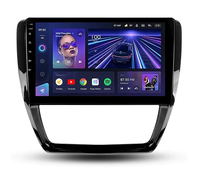 Navigatie auto android Teyes CC3 Volkswagen Jetta 6 2011-2018 6+128GB 10.2 QLED 4G DSP, imagine produs