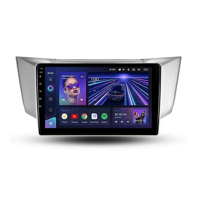 Navigatie auto android Teyes CC3 Lexus RX 2003-2009 6+128GB 9 QLED 4G DSP, imagine produs