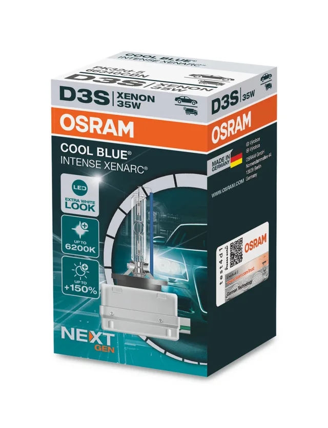 Bec xenon D3S Osram Xenarc Cool Blue Intense 35W 42V PK32d-5 66340CBN, imagine produs