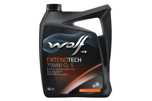 Ulei 75w80 ulei cutie manuala Wolf ExtendTech GL 5 5L, imagine produs