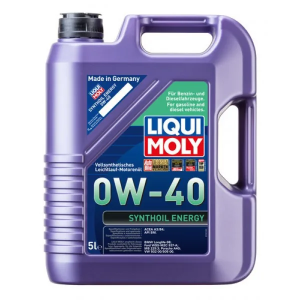 Ulei motor Liqui Moly Synthoil Energy 0W40 5L, imagine produs