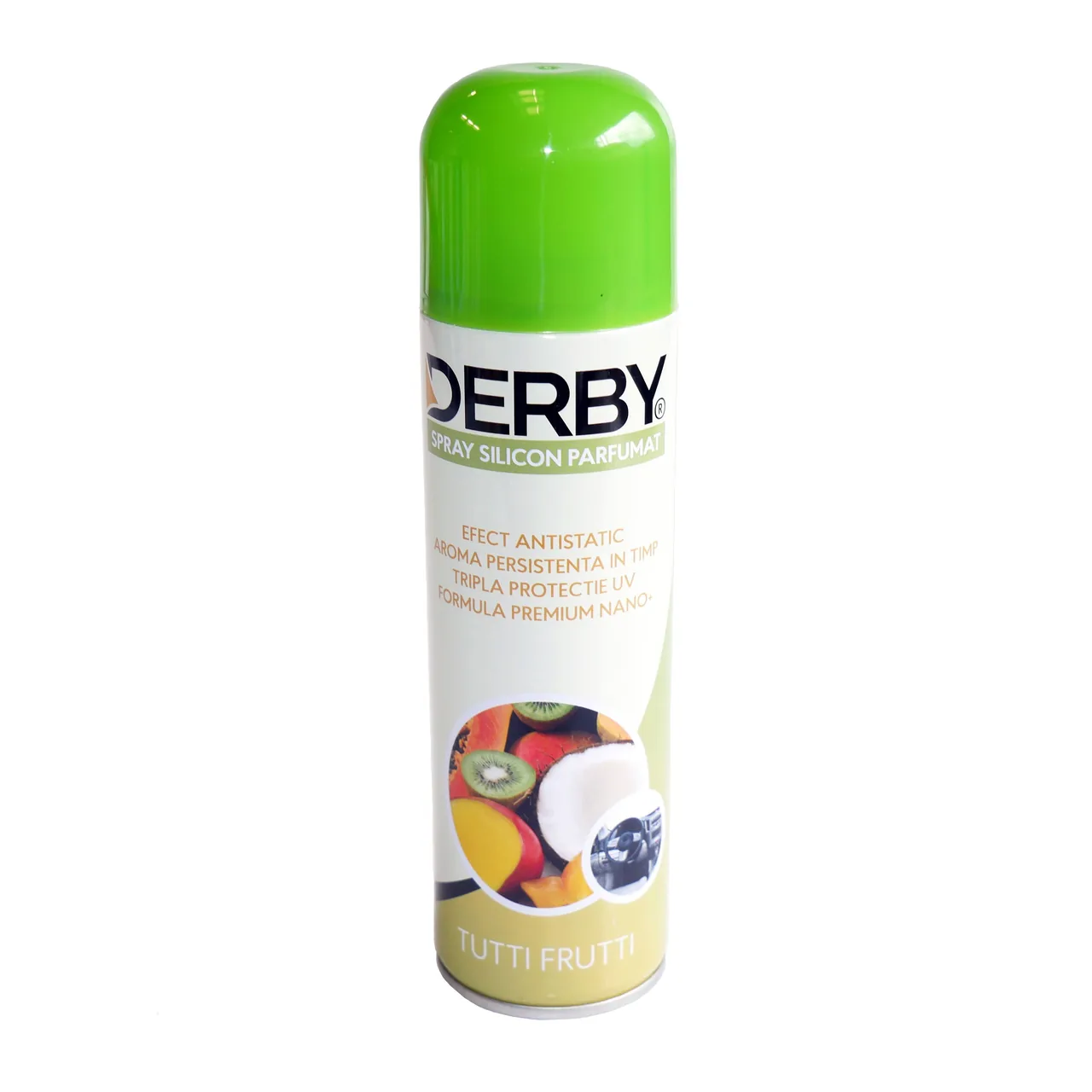 Spray silicon bord DERBY Tutti Fruti 220 ml DBSS105, imagine produs