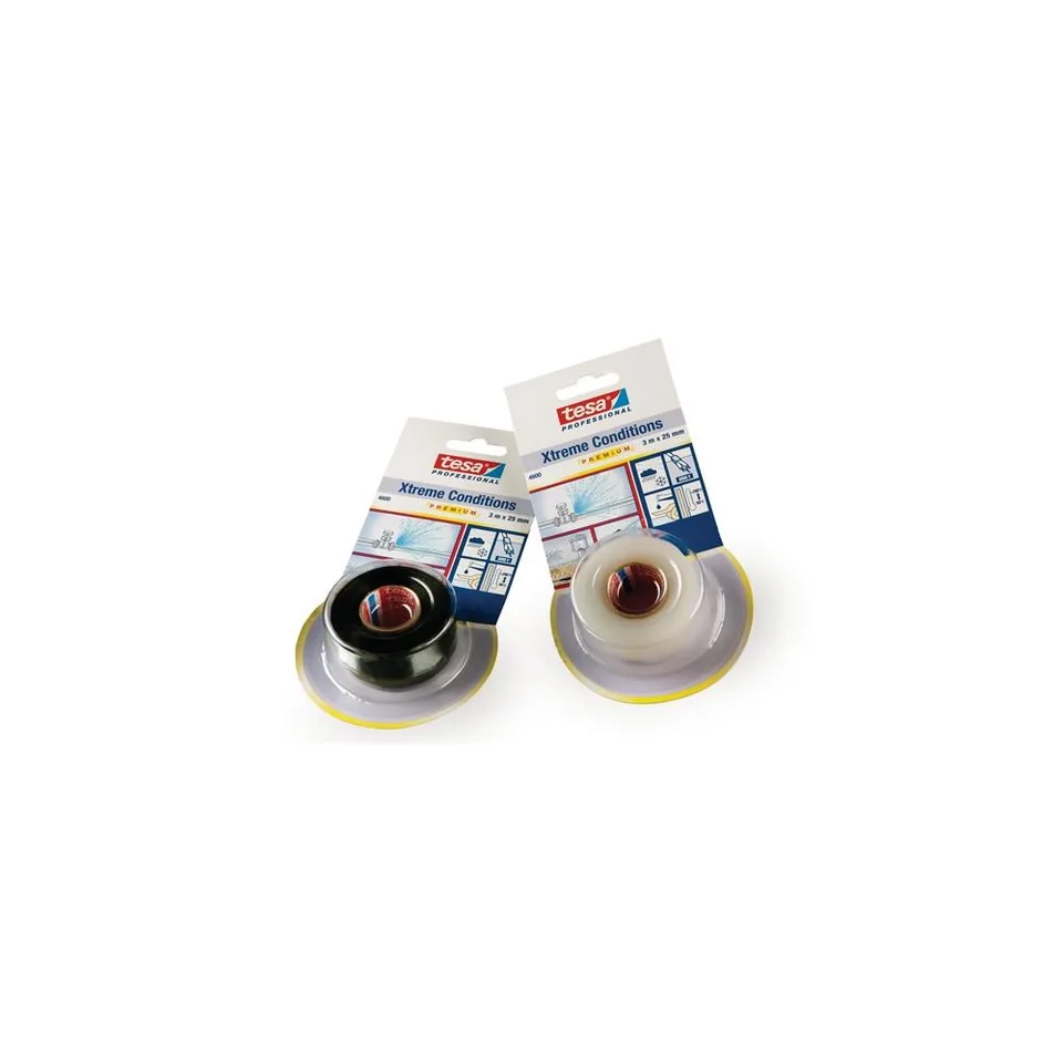 Banda autosudanta silicon neagra 3m 25mm TESA 4600, imagine produs