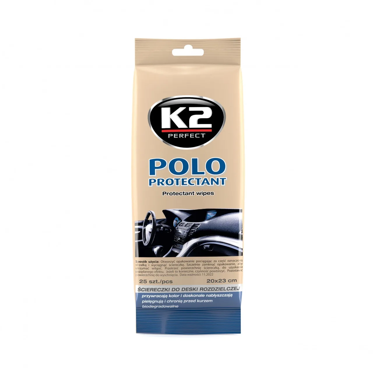 Servetele bord auto K2 Polo Protectant K420, imagine produs