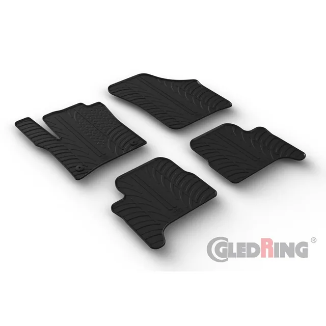 Covorase auto dedicate cauciuc Gledring GL0655 compatibil cu Volkswagen up Citigo Mii, imagine produs