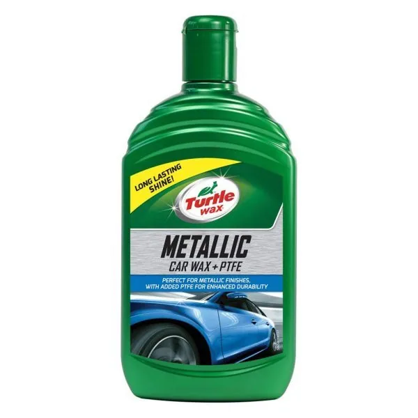 Solutie polish auto vopsea Turtle Wax Metallic Car Wax+PTFE 500 ml, imagine produs