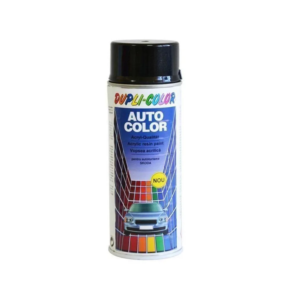 Vopsea spray auto Skoda negru magic 9910 DUPLI-COLOR, imagine produs