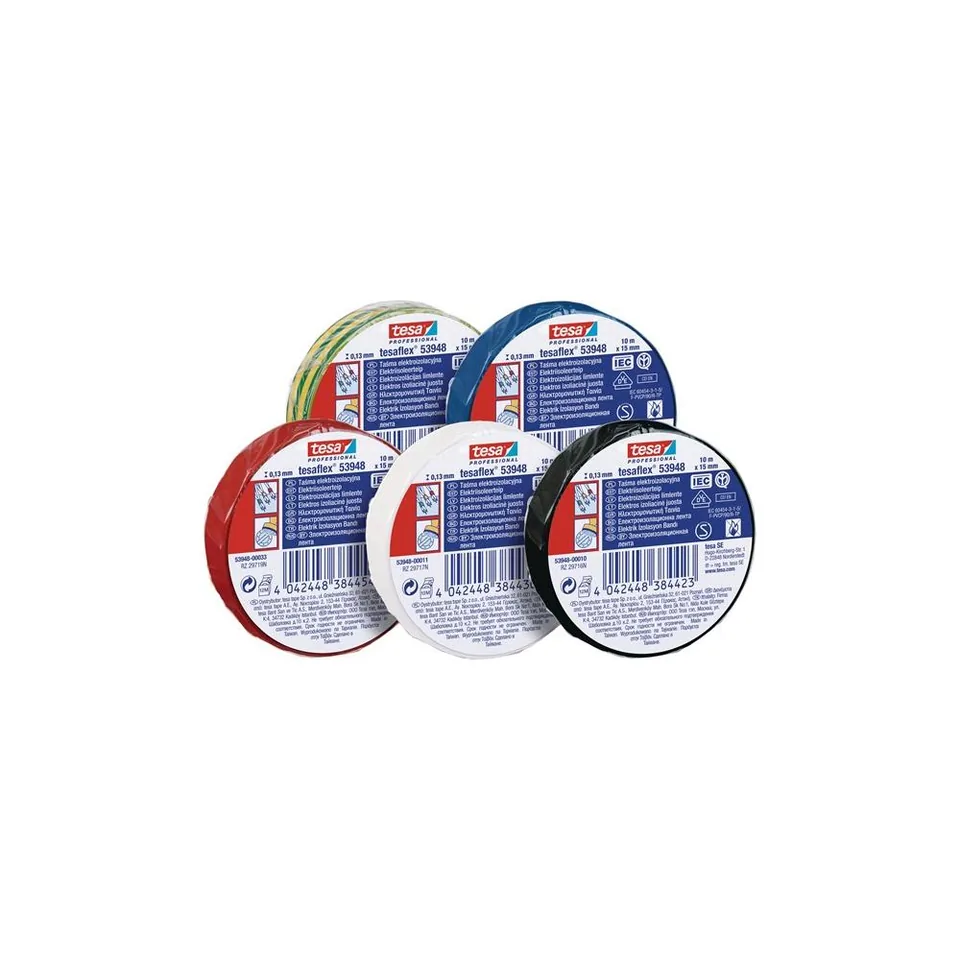 Banda electroizolatoare neagra 20m 19mm TESA, imagine produs