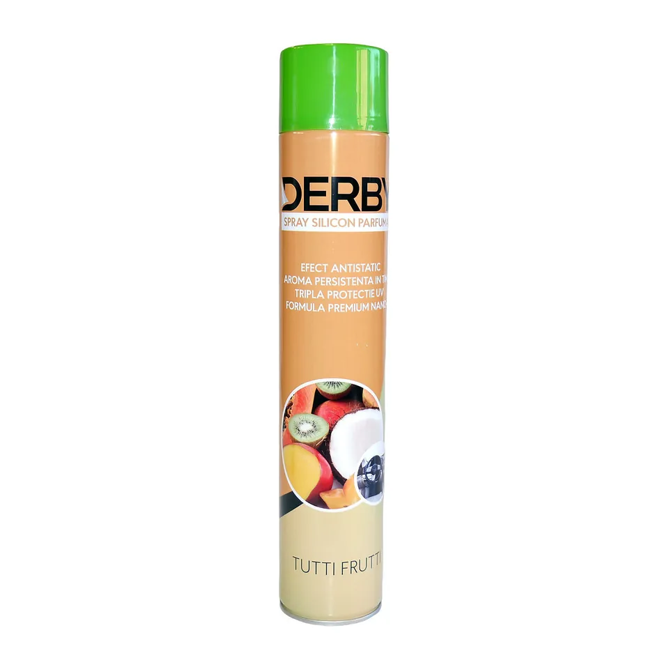 Spray silicon parfumat Tutti fruti DERBY 750 ml, imagine produs