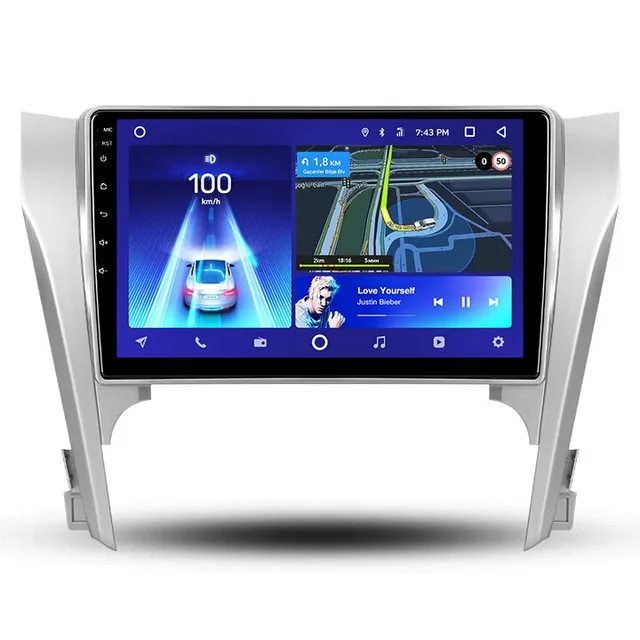 Navigatie auto android Teyes CC2 Plus pentru Toyota Camry 7 (2011-2014) - Android, 6+128GB, QLED, imagine produs