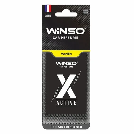 Odorizant auto card Winso X Active Card Vanilla 533590, imagine produs