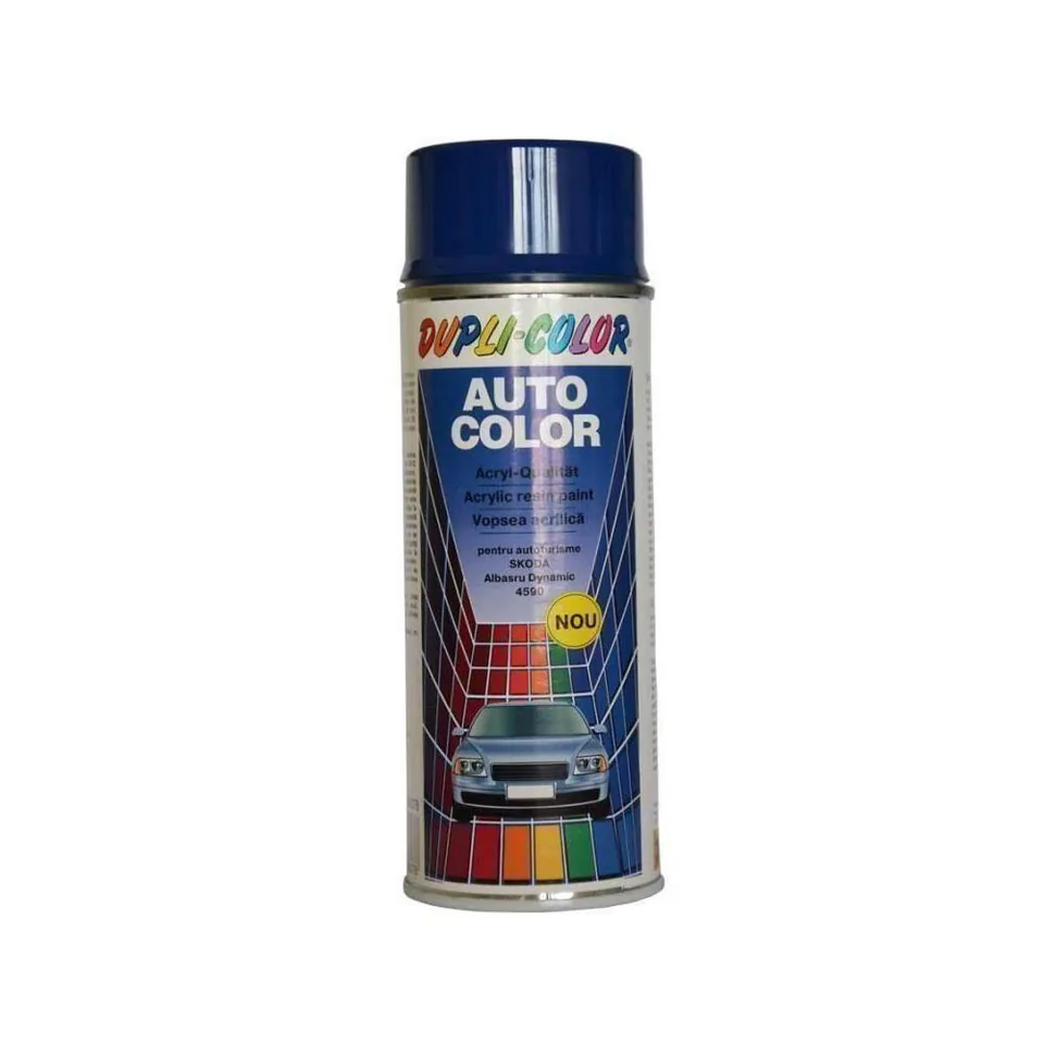 Vopsea spray auto Skoda albastru dynamic 4590 DUPLI-COLOR, imagine produs