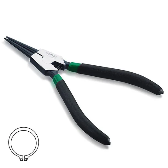 Cleste sigurante seeger varf drept 9 inch 22.86 cm Toptul DCAB1209, imagine produs