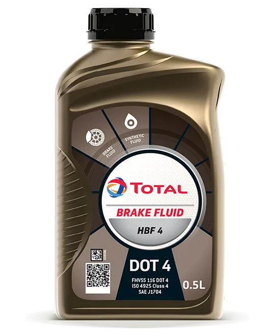 Lichid de frana DOT 4 sintetic Total HBF 4 0.5L, imagine produs