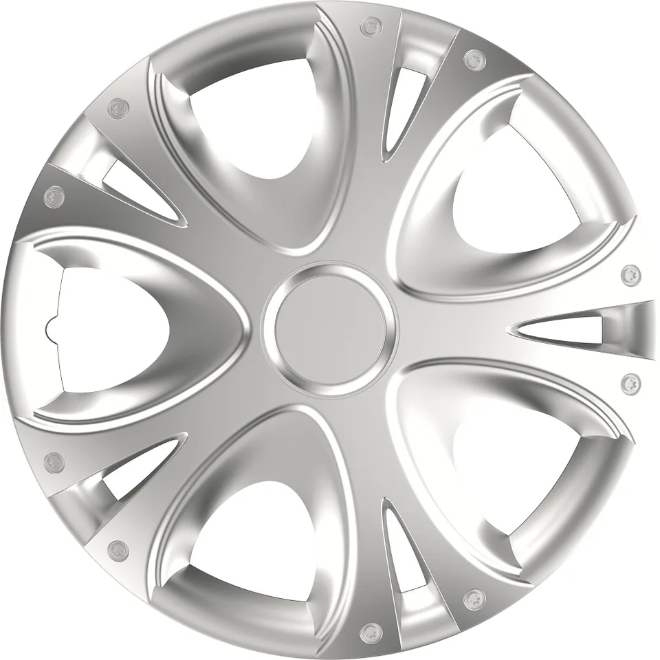 Capace roti 14 argintii set 4 bucati Derby Dynamic 01795, imagine produs
