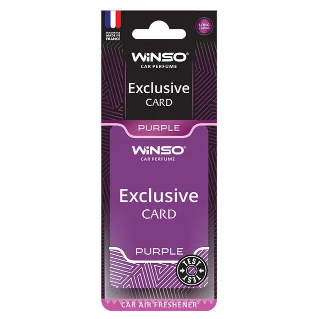 Odorizant auto card Winso Exclusive Card Purple 533150, imagine produs